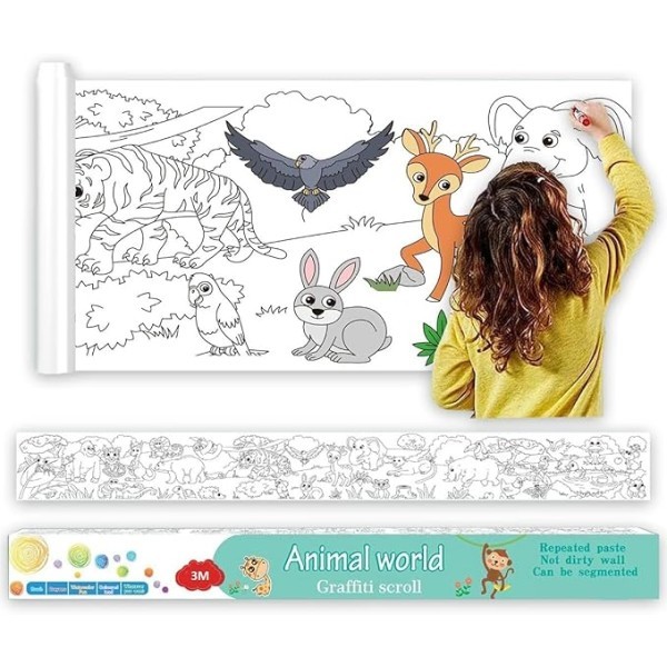 رول الوان الحيوانات البرية 🦁🐯🐴🐻