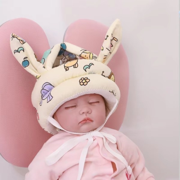 طاقية لحـماية رأس الطفل 🧸✨