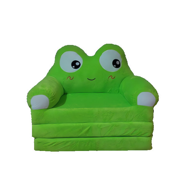 كرسي الأطفال القابل للطي على شكل ضفدع 🐸💚