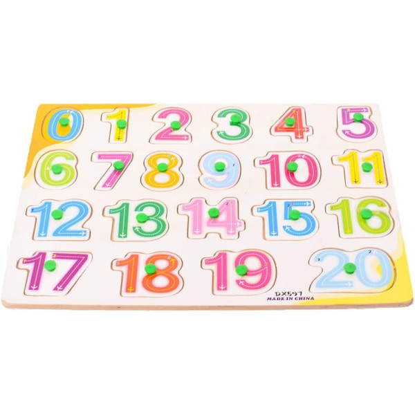 بزل الأرقام الإنجليزية للأطفال! 🧩✨👶