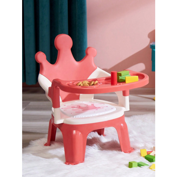 كرسي طعام باللون الأحمر ❤️