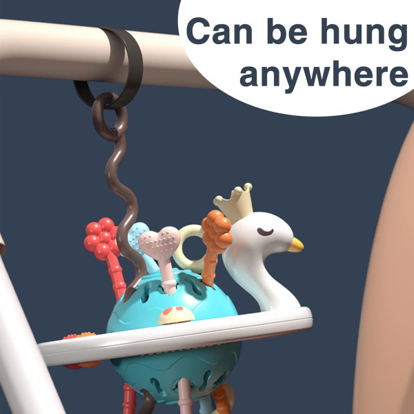 أحبال التسنين المونتسوري على شكل البجعة 🦢🦷