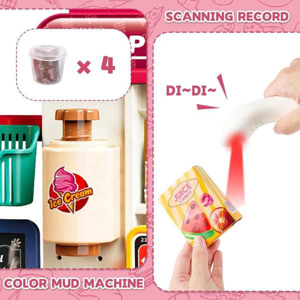 سوبر ماركت للأطفال 37 قطعة