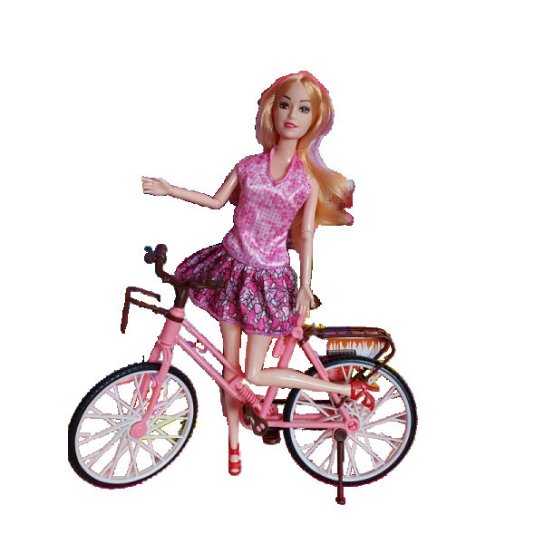 الباربي المتنقلة مع الدراجة 🚴‍♀️💖