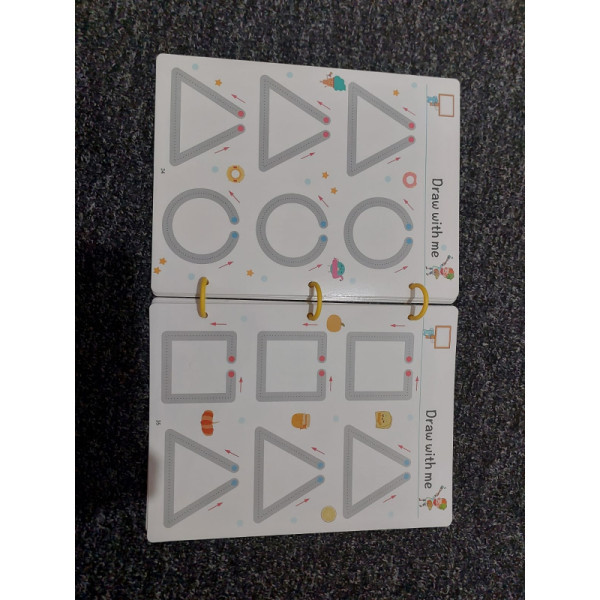 دفتر لتعلم الكتابة – ممتع وقابل لإعادة الاستخدام ✏️🧠