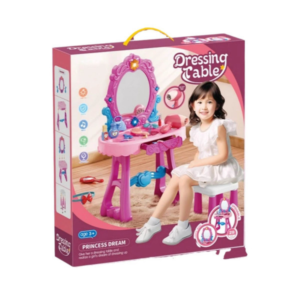 طاولة ميكاب مع كرسي 🪞💄