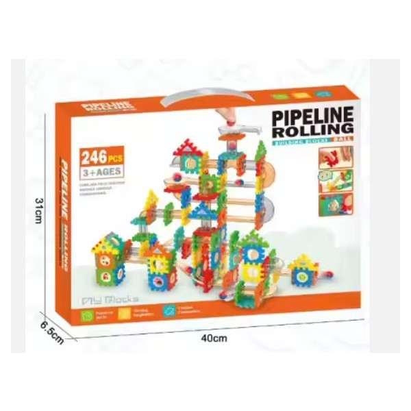 مكعبات البناء 246 قطعة ✨🧠