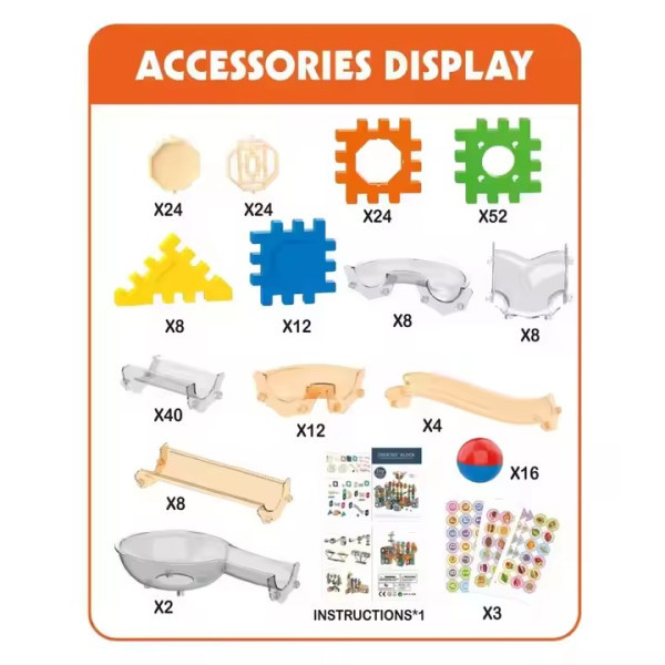 مكعبات البناء 246 قطعة ✨🧠