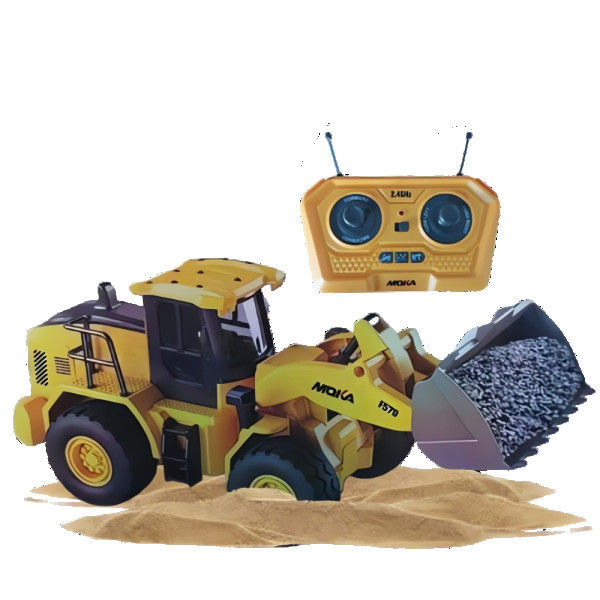 جرافة تحكم عن بعد للأطفال 🚧🚜