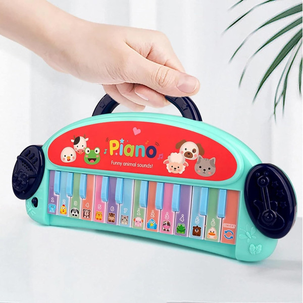 بيانو موسيقي بأصوات الحيوانات للأطفال والنغمات والموسيقى 🎹🎶