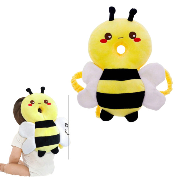 مخدة لحماية الرأس الطفل على شكل نحلة 🐝💛