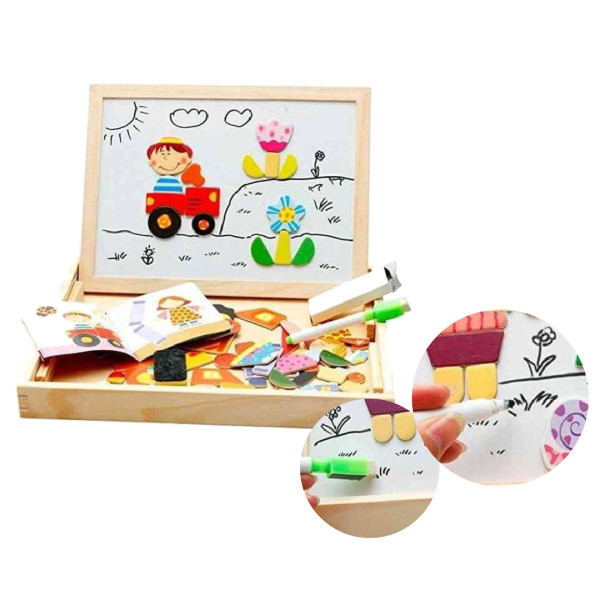 اللوح التعليمي المزدوج 🧲✍️🎨