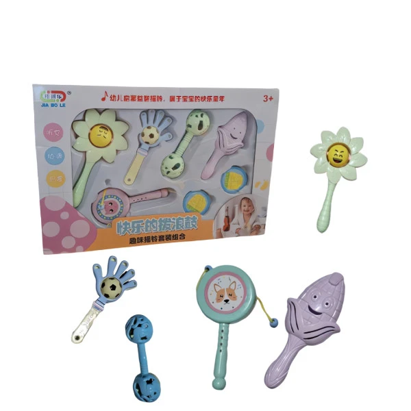 مجموعة خشخيشة الأطفال 5 قطع 🪇🥳