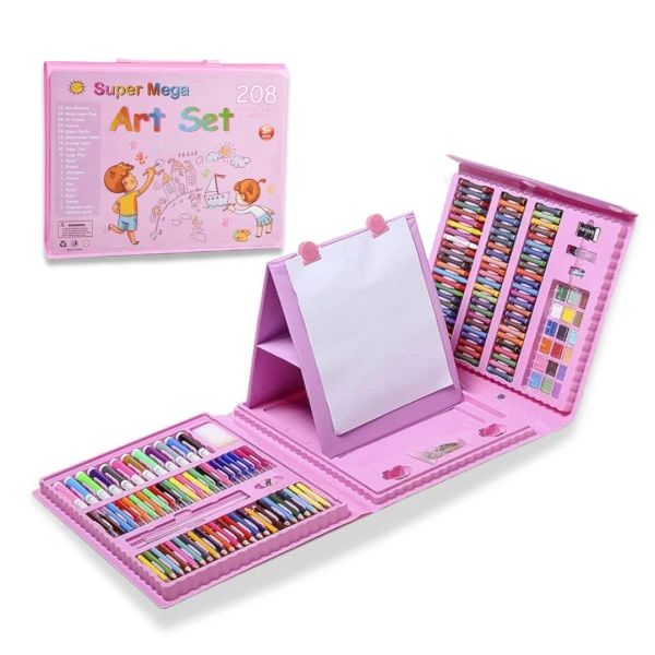 صندوق الالوان باللون الزهري 💕