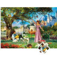 بزل HXMARS ب 500 قطعة على شكل الطائرة الحربية 🏡🌸🌼🌻