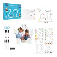 دفتر لتعلم الكتابة – ممتع وقابل لإعادة الاستخدام ✏️🧠