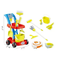 عربة التنظيف التفاعلية للأطفال  ✨👧👦