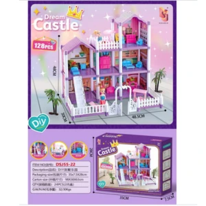 قصر الدمى 128 قطعة